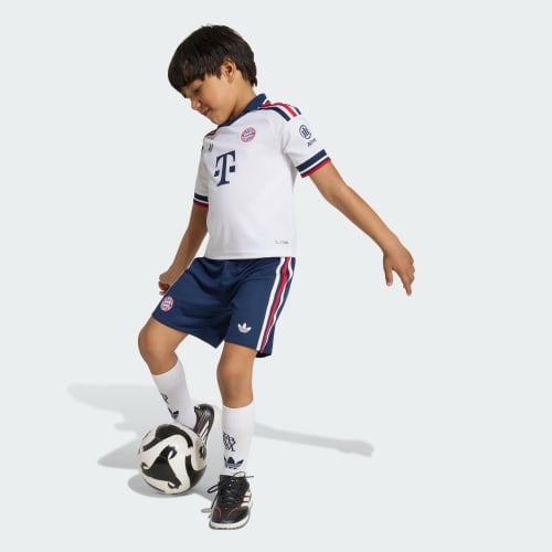 Weißes FC Bayern München Auswärts Mini-Kit 26/27 Kinder
