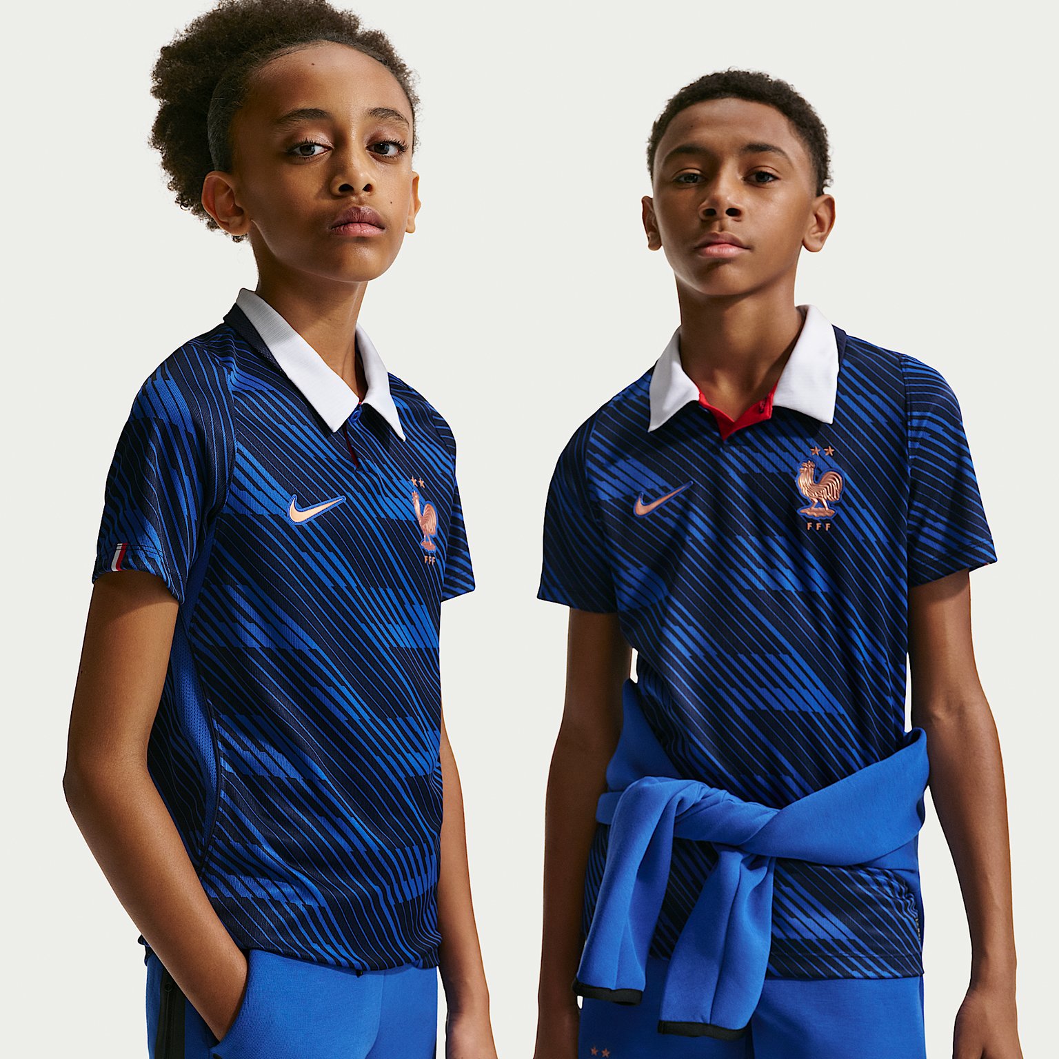 Nike Frankreich Heimtrikot 26/27 Kinder