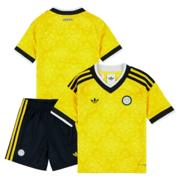 Adidas Leeds United Auswärts Mini-Kit 26/27 Kinder