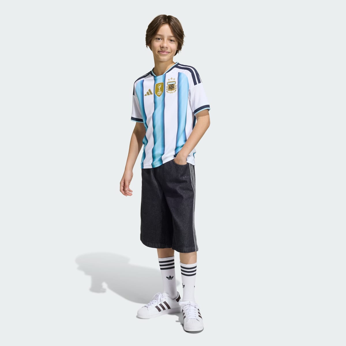 Adidas Argentinien Heimtrikot 2026 Kinder – Bild 5