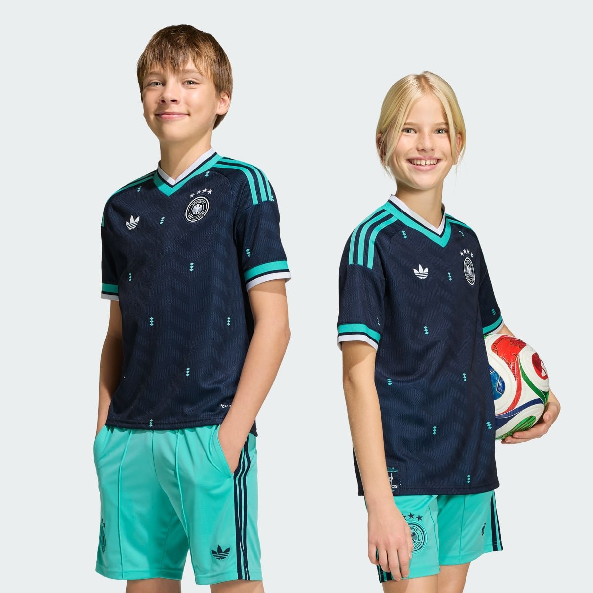 Adidas Deutschland Auswärtstrikot 26/27 Kinder – Bild 2
