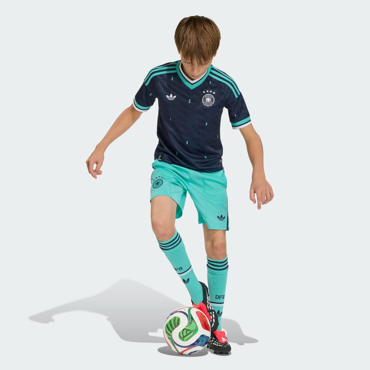 Adidas Deutschland Auswärtstrikot 26/27 Kinder – Bild 5