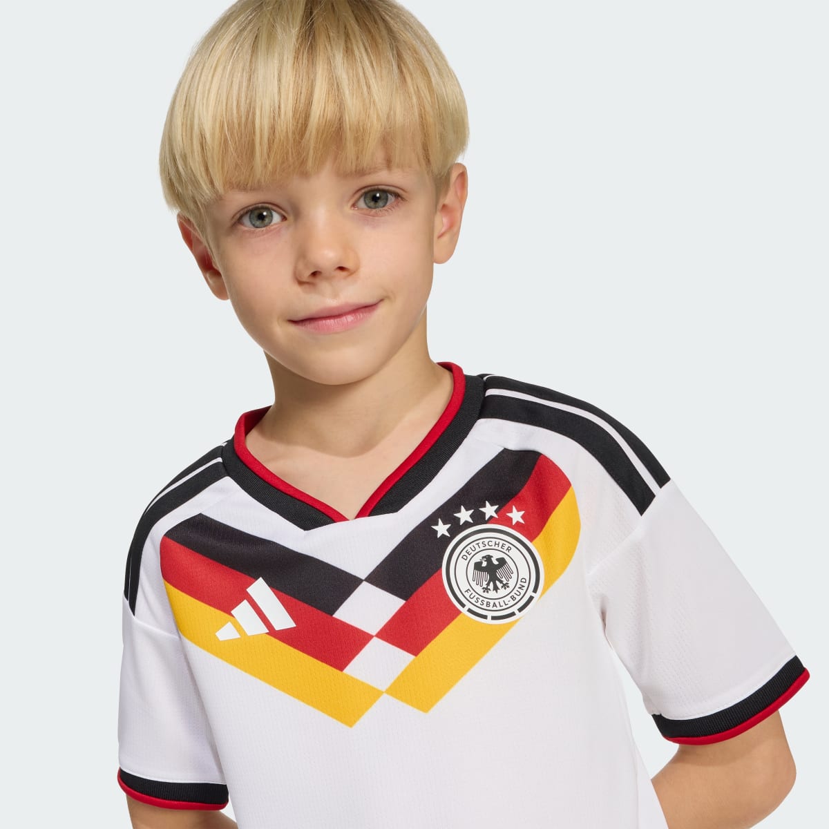 Adidas Deutschland Heim Mini-Kit 26/27 Kinder – Bild 9