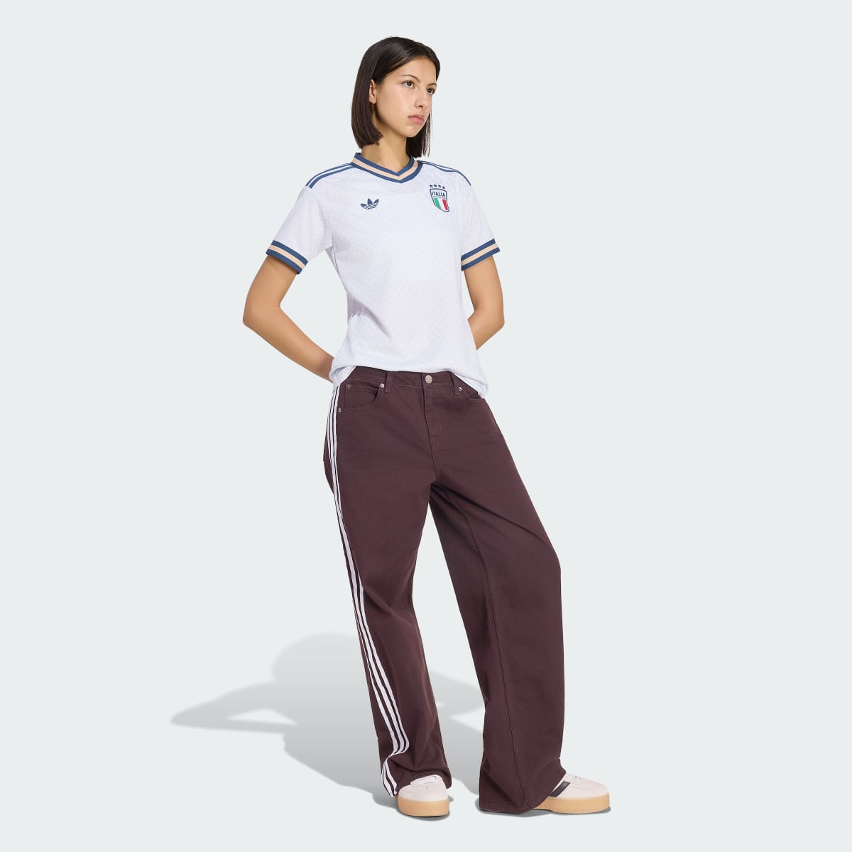 Adidas Damen Italien Auswärtstrikot 26/27 – Bild 3