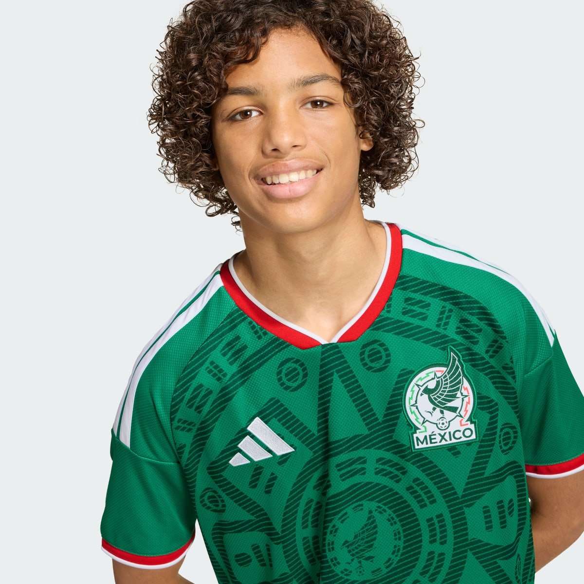 Adidas Mexiko Heimtrikot 26/27 Kinder – Bild 7