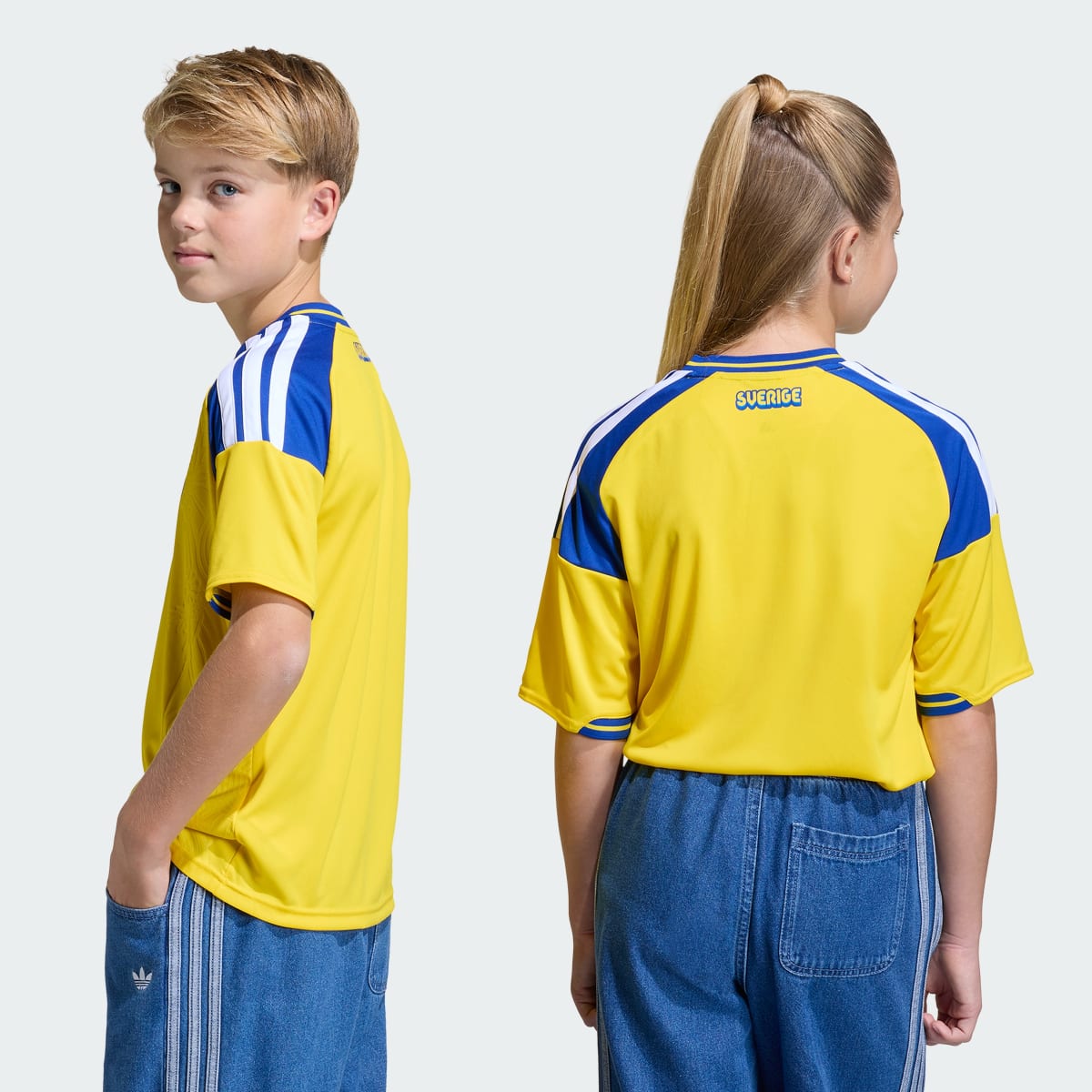Adidas Schweden Heimtrikot 26/27 Kinder – Bild 3