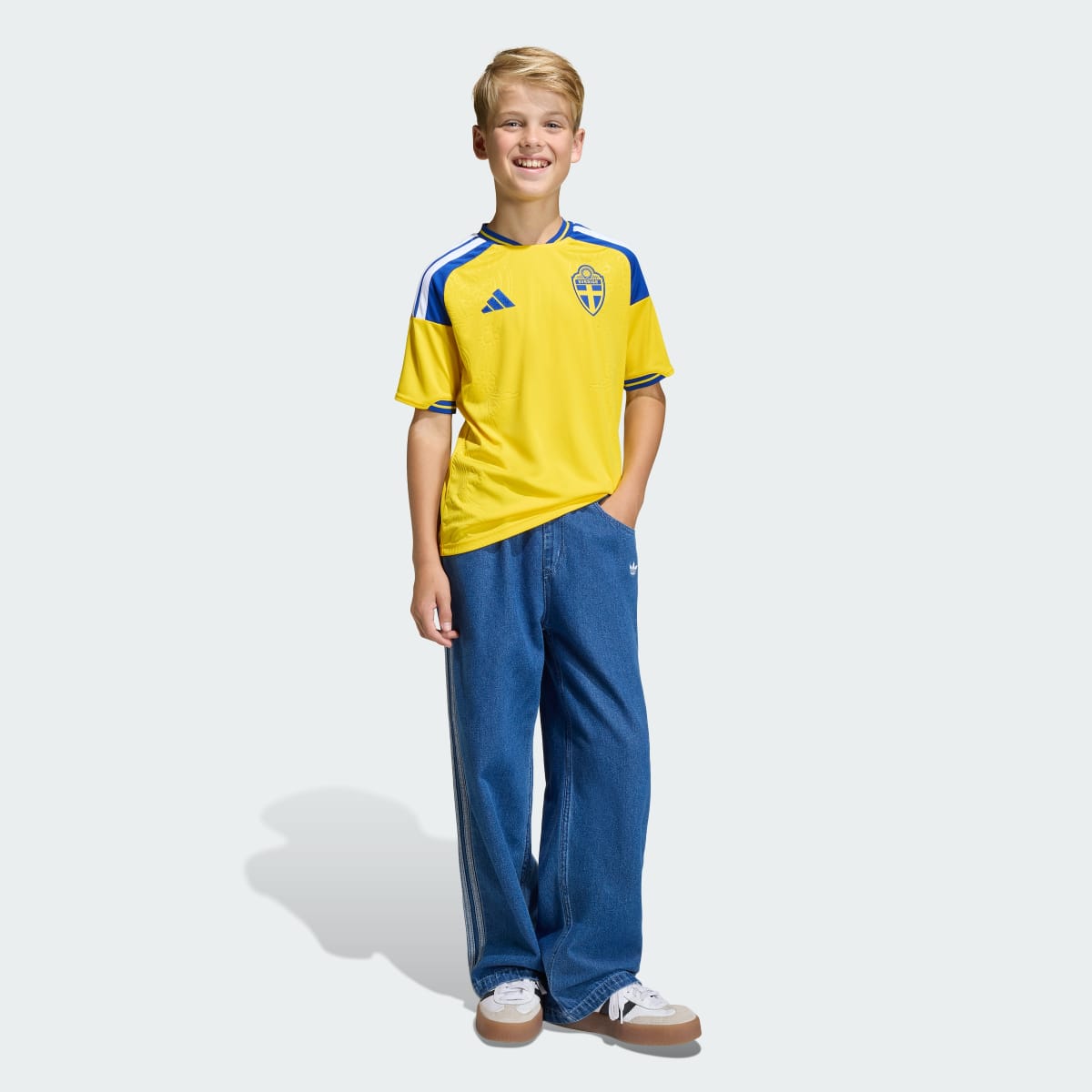 Adidas Schweden Heimtrikot 26/27 Kinder – Bild 5