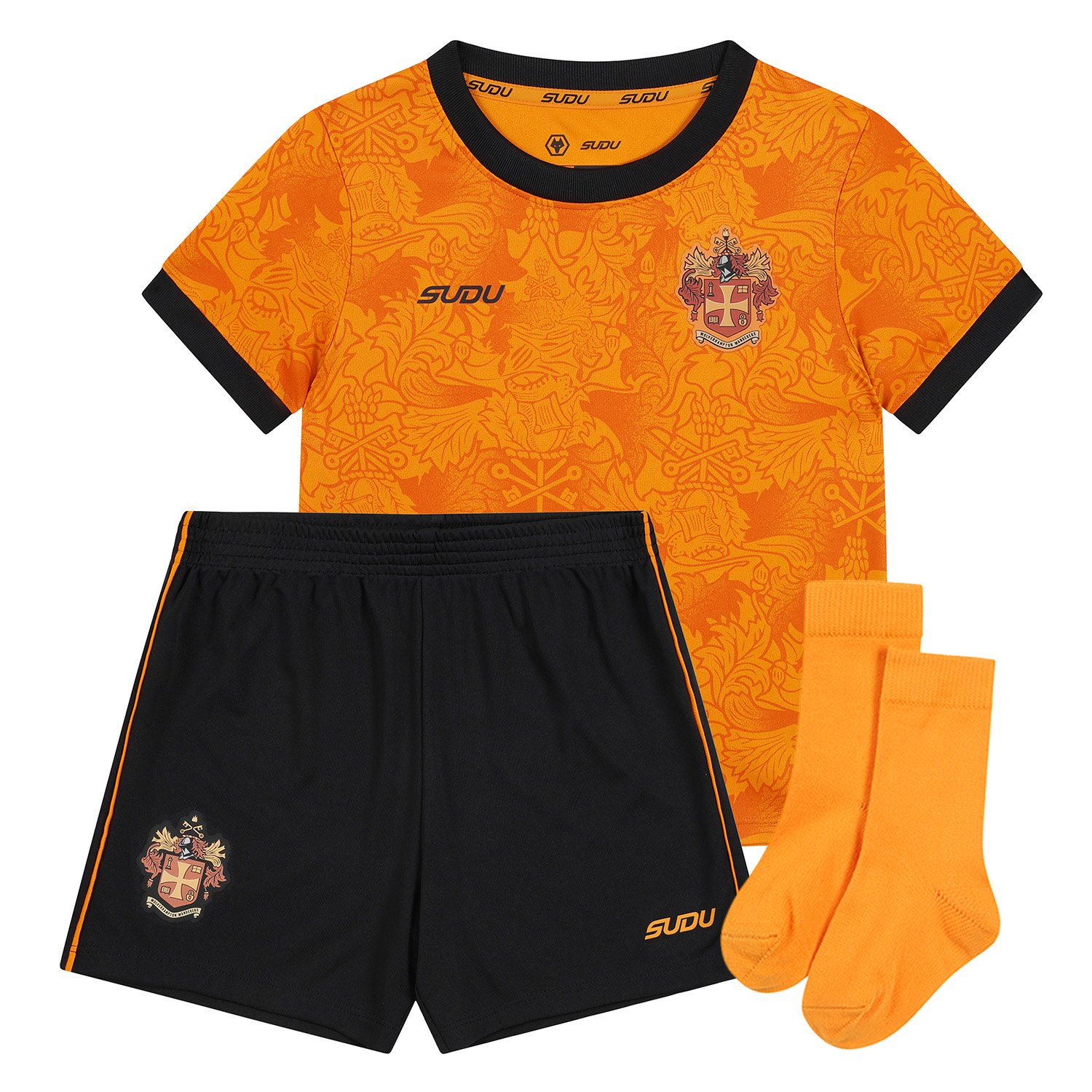 Castore Wolverhampton Wanderers Heim Mini-Kit 26/27 Kinder