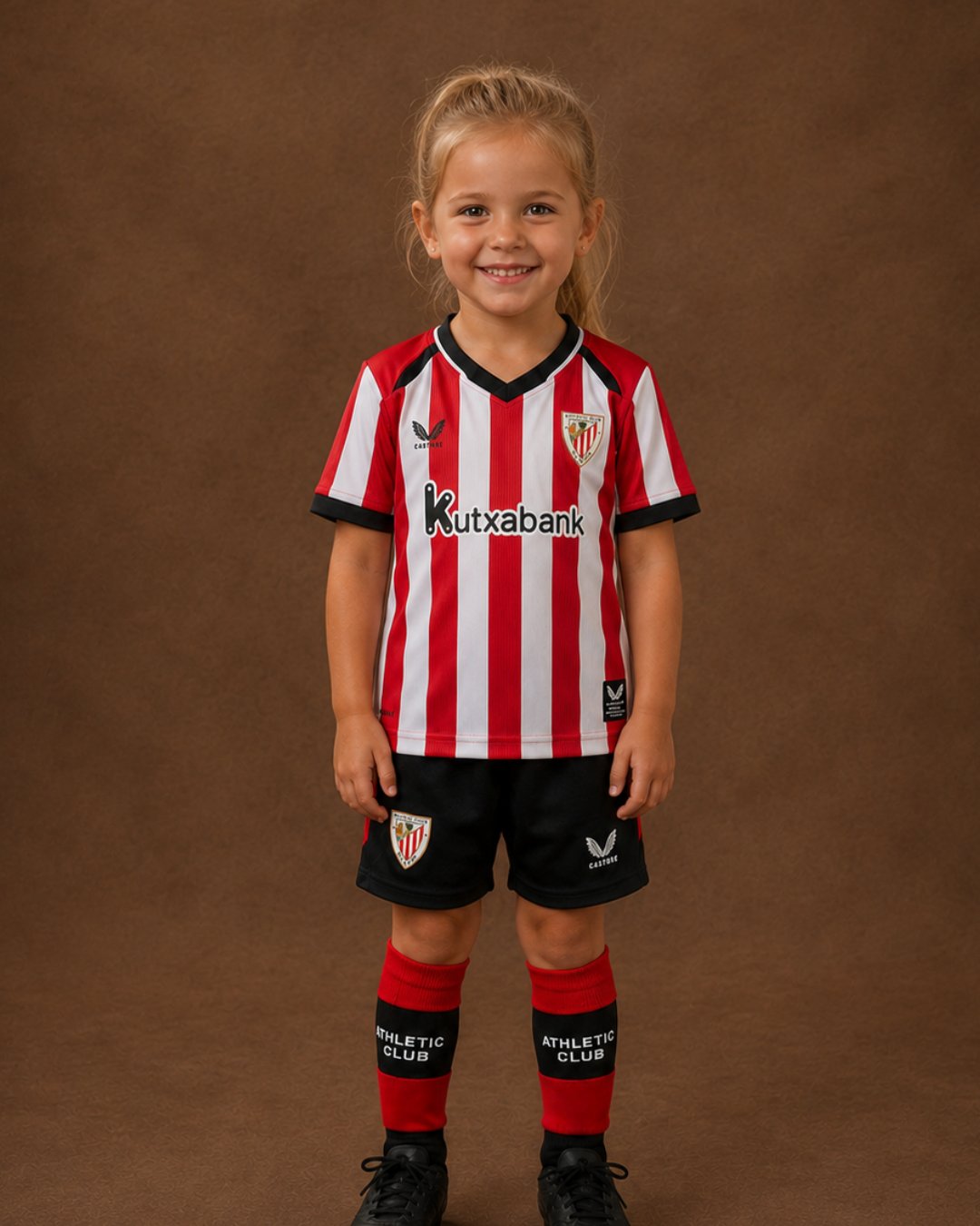 Castore Athletic Club Bilbao Heim Mini-Kit 26/27 Kinder