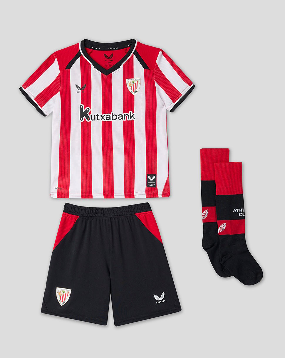 Castore Athletic Club Bilbao Heim Mini-Kit 26/27 Kinder – Bild 2