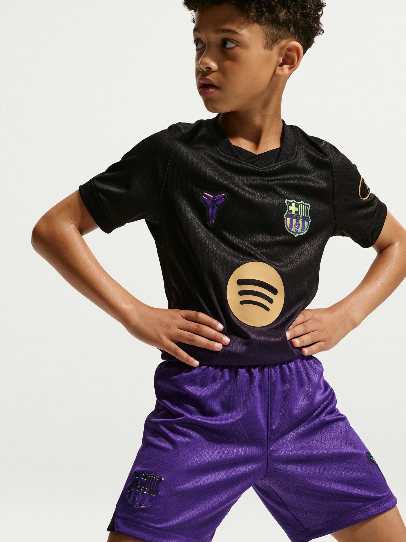 Nike FC Barcelona Auswärts Shorts 26/27 Kinder – Bild 2