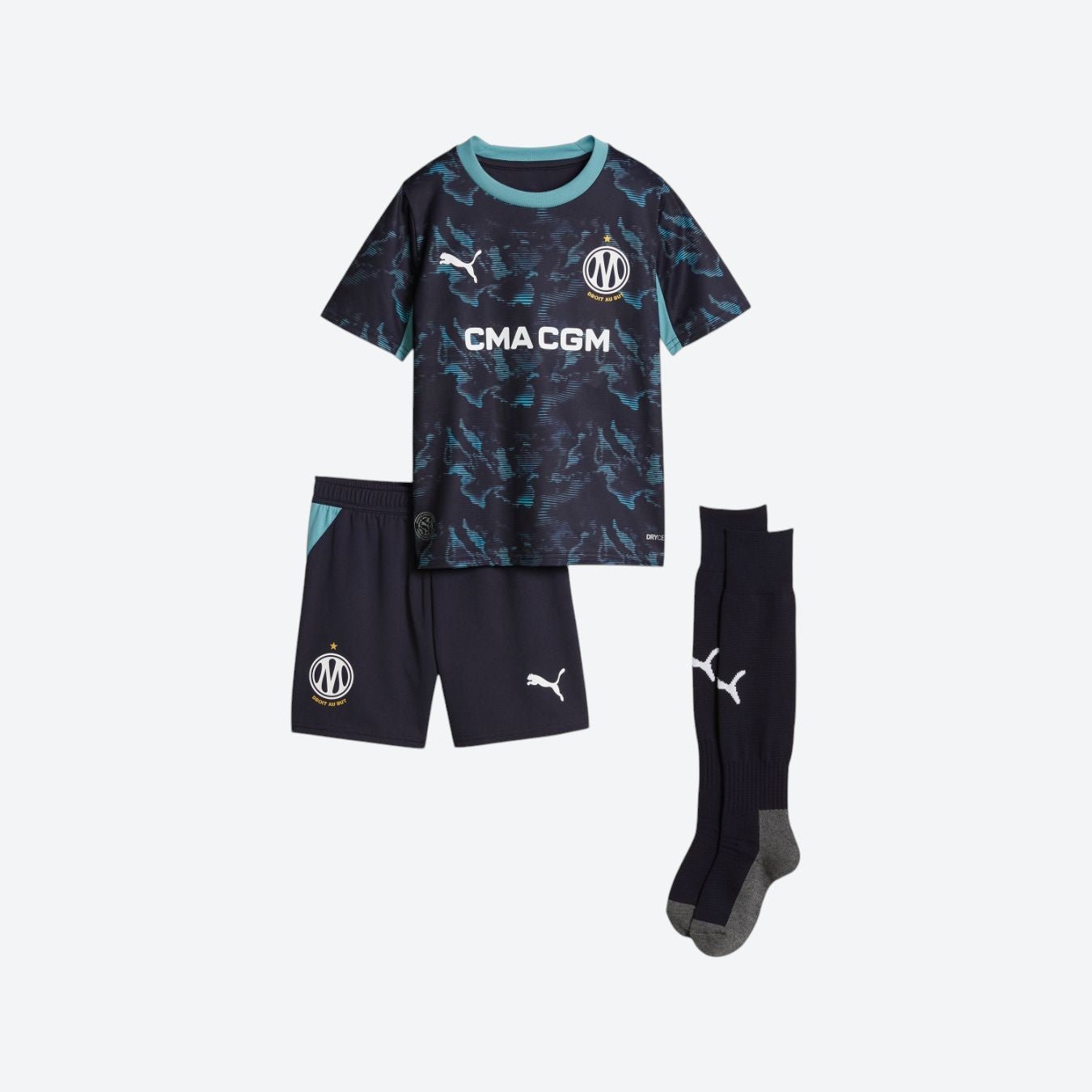 Kinder Puma Olympique Marseille Auswärtstrikot 26/27