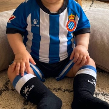Kelme RCD Espanyol Heimtrikot 26/27 Kinder