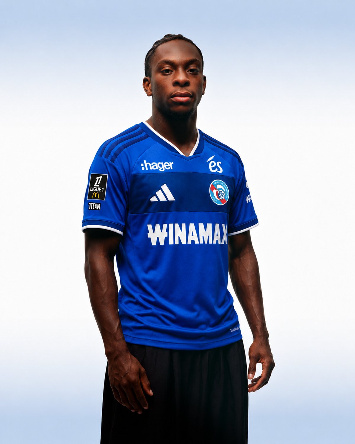 Herren Adidas RC Strasbourg Heimtrikot 26/27 – Bild 5