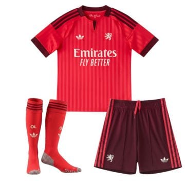 Kinder Adidas Olympique Lyonnais Auswärts Mini-Kit 26/27