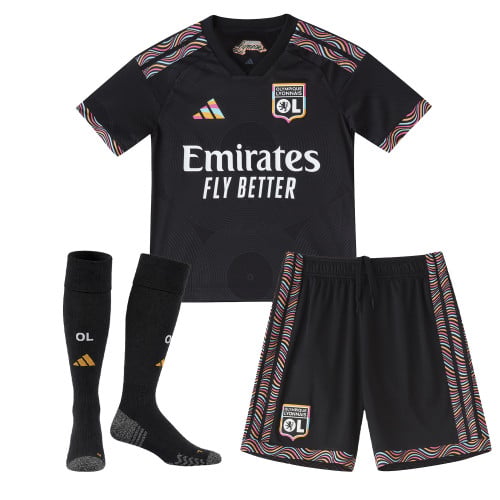 Kinder Adidas Olympique Lyonnais 3rd Trikot-Set 26/27