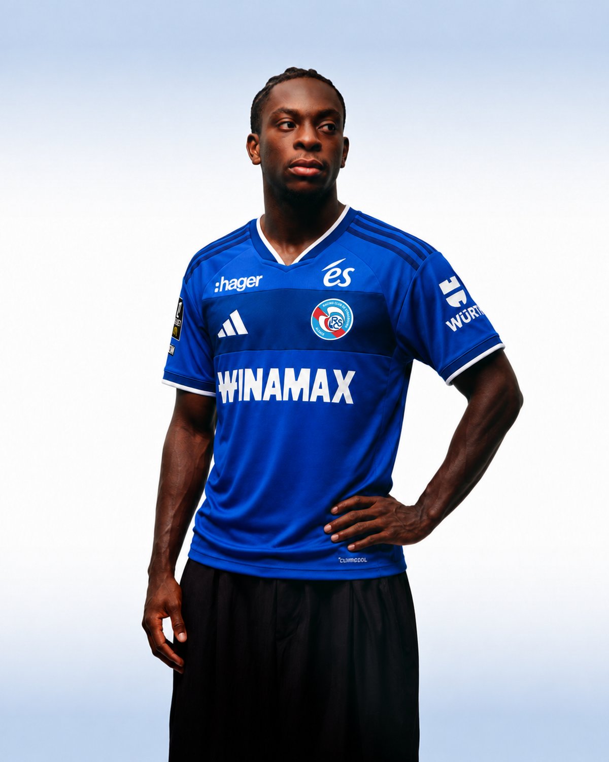 Herren Adidas RC Strasbourg Heimtrikot 26/27 – Bild 6