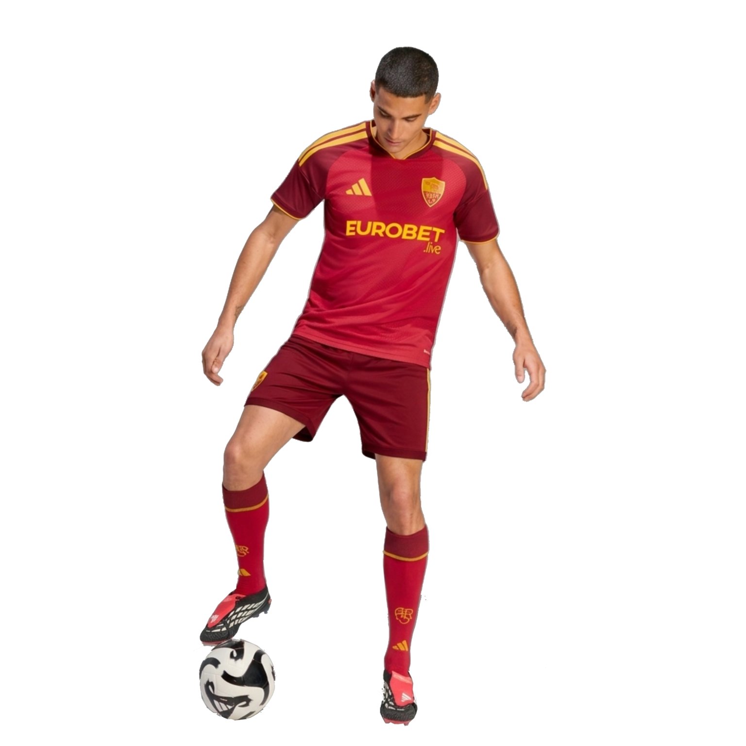 Herren Adidas AS Roma Heimtrikot 26/27 – Bild 3