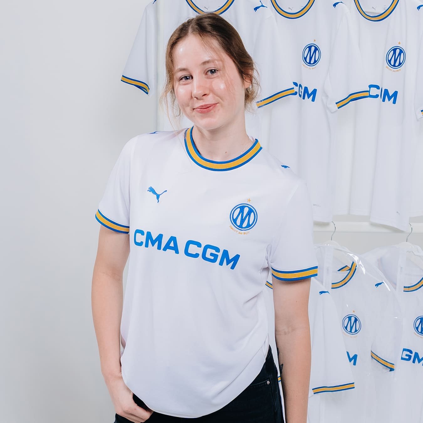 Damen Puma Olympique Marseille Heim Trikot 26/27 – Bild 3