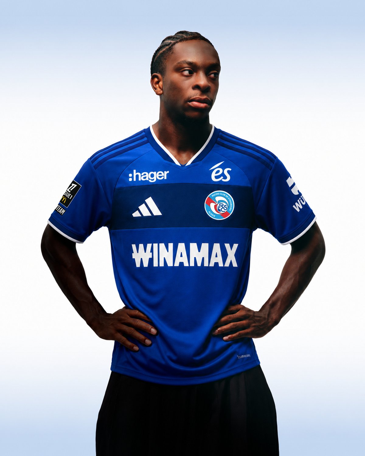 Herren Adidas RC Strasbourg Heimtrikot 26/27 – Bild 8