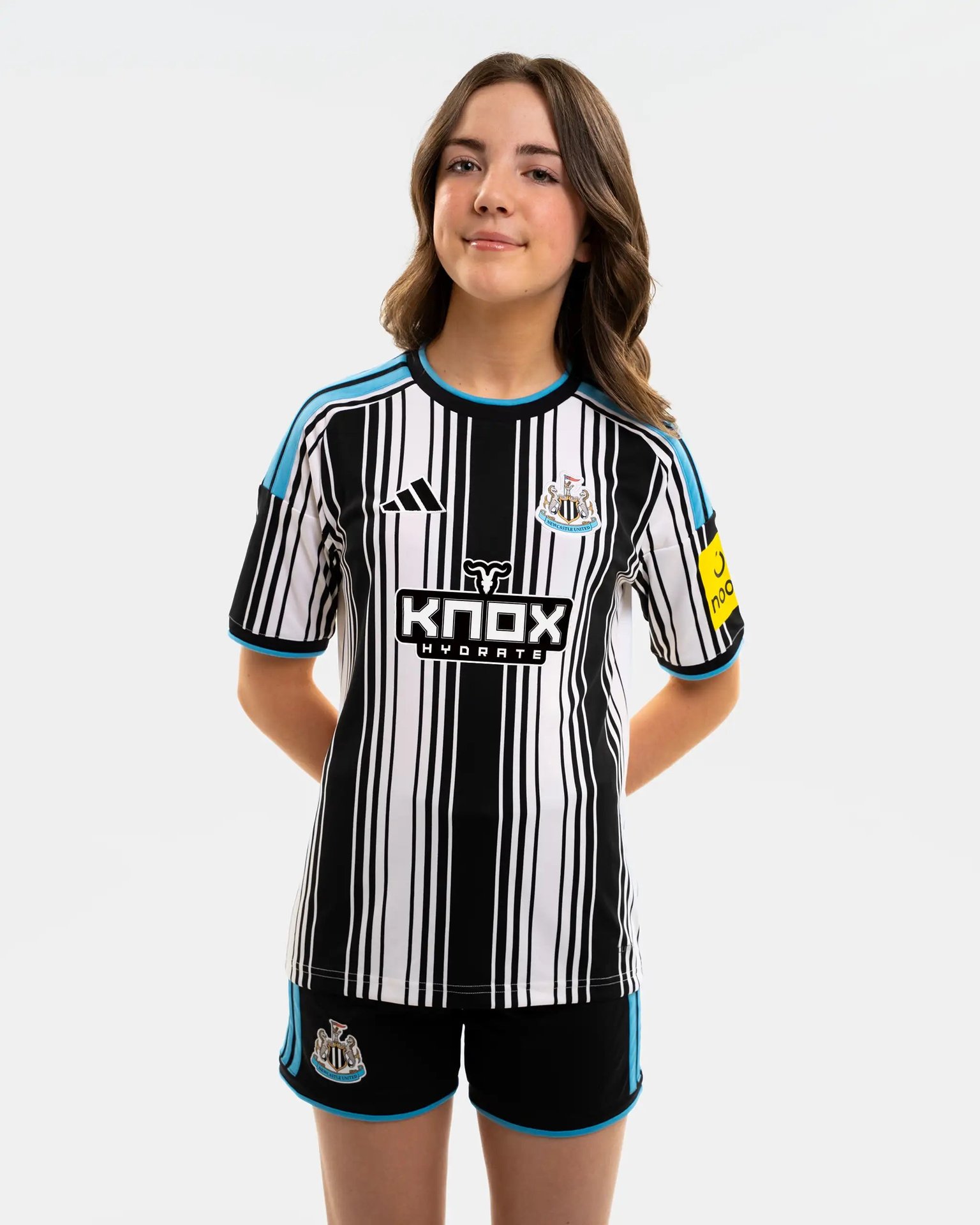 Adidas Newcastle United Heim Shorts 26/27 Kinder – Bild 2