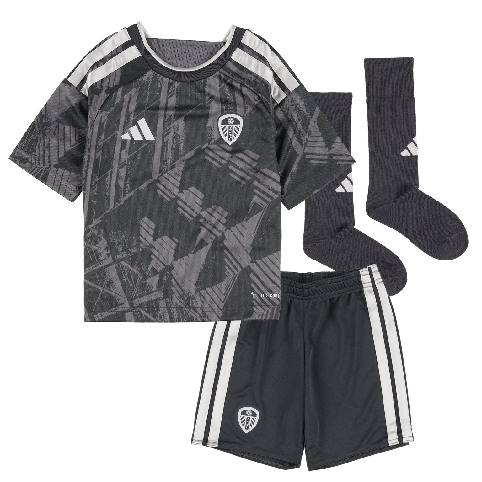 Adidas Leeds United 3rd Mini-Kit 26/27 Kinder – Bild 2