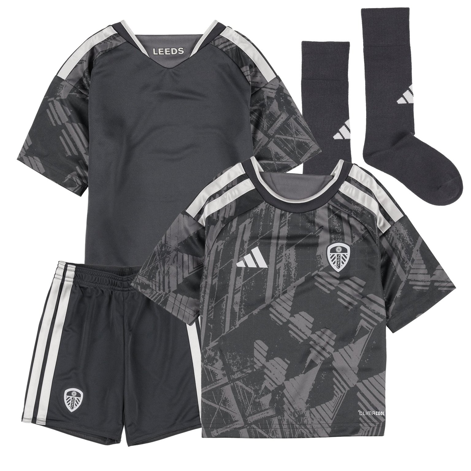 Adidas Leeds United 3rd Mini-Kit 26/27 Kinder