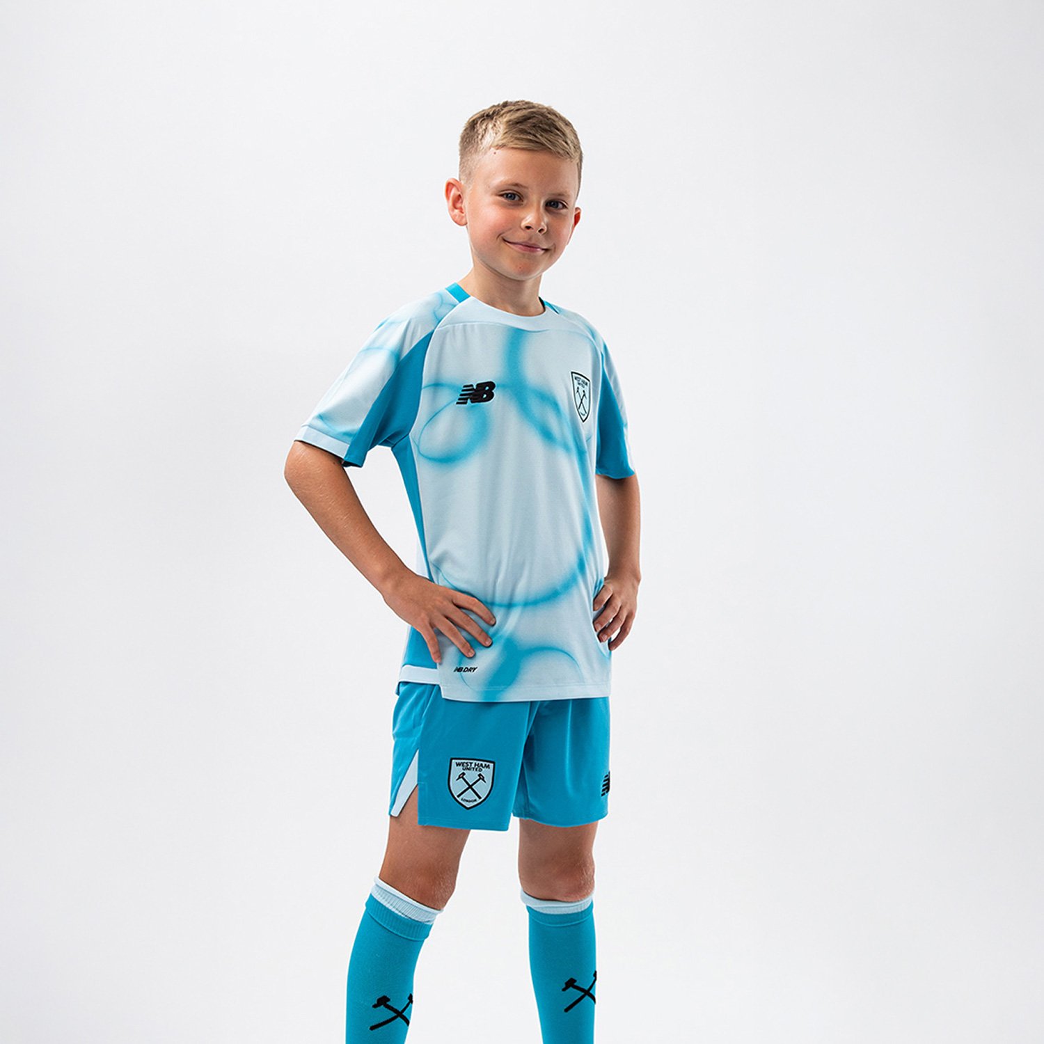 Kinder New Balance West Ham United 3rd Trikot 26/27 – Bild 5