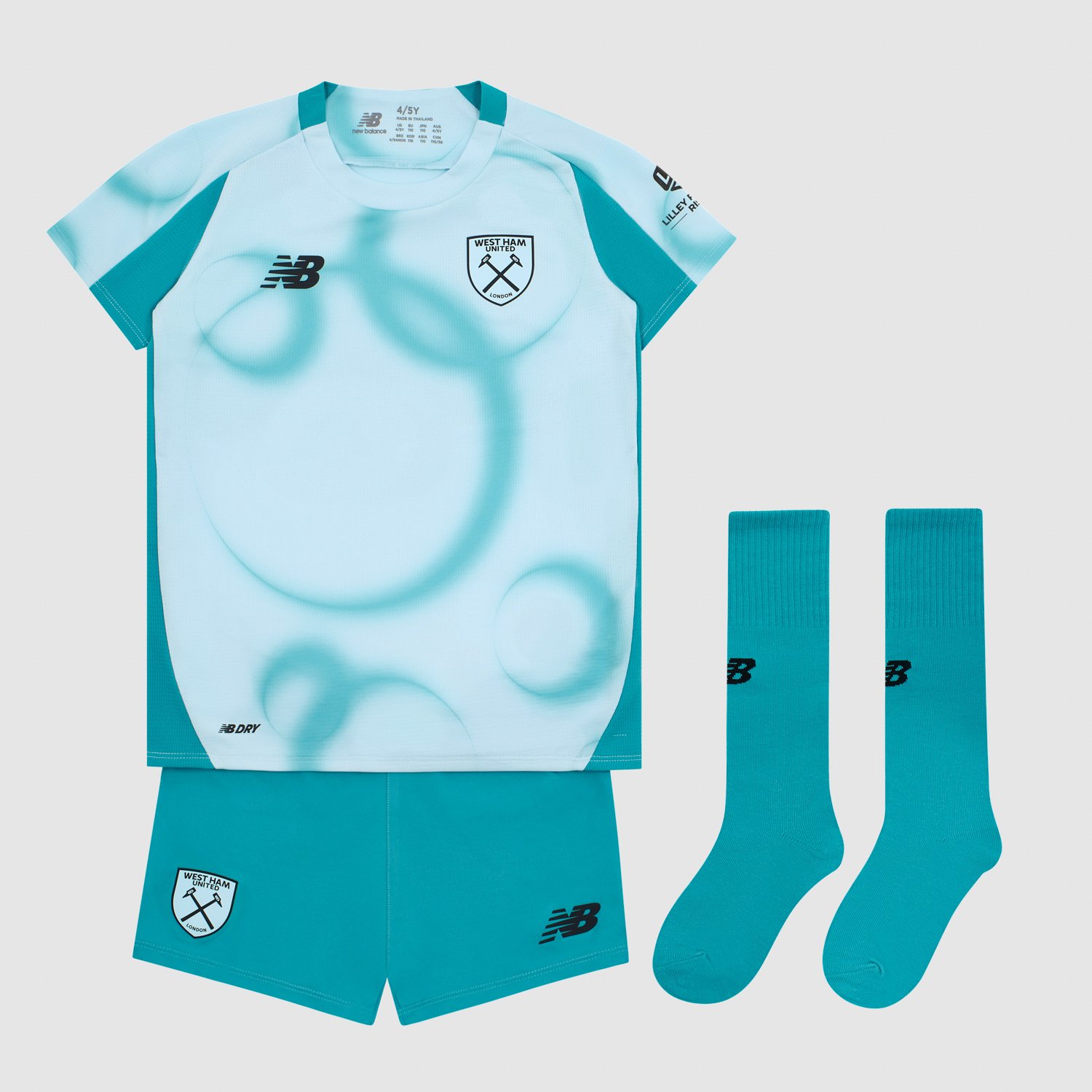 Kinder New Balance West Ham United 3rd Trikot 26/27