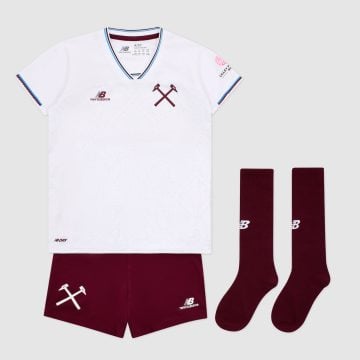 Kinder New Balance West Ham United Auswärts Mini-Kit 26/27