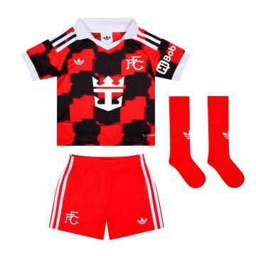 Adidas Fulham Auswärts Mini-Kit 26/27 Kinder